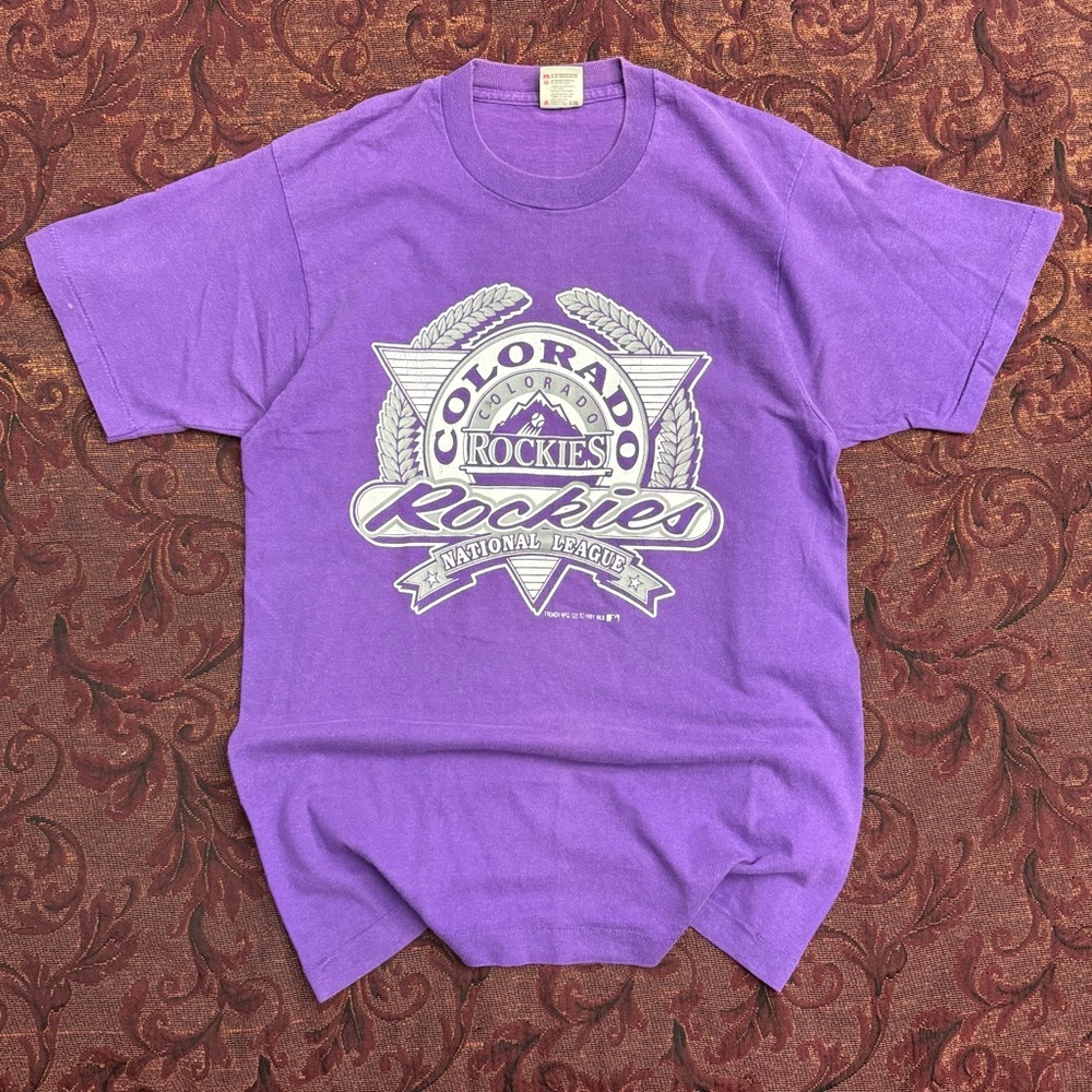 1991 Colorado Rockies MLB Tee
